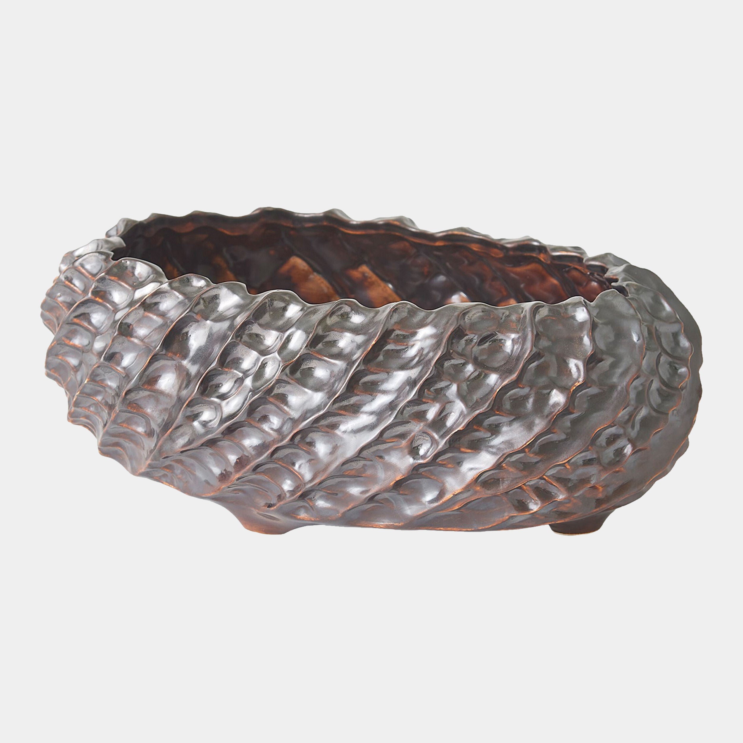 Cadoret Bowl-Matte Antique Bronze-Lg
