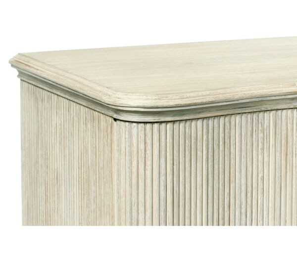 Belleville Washed Acacia Storage Cabinet
