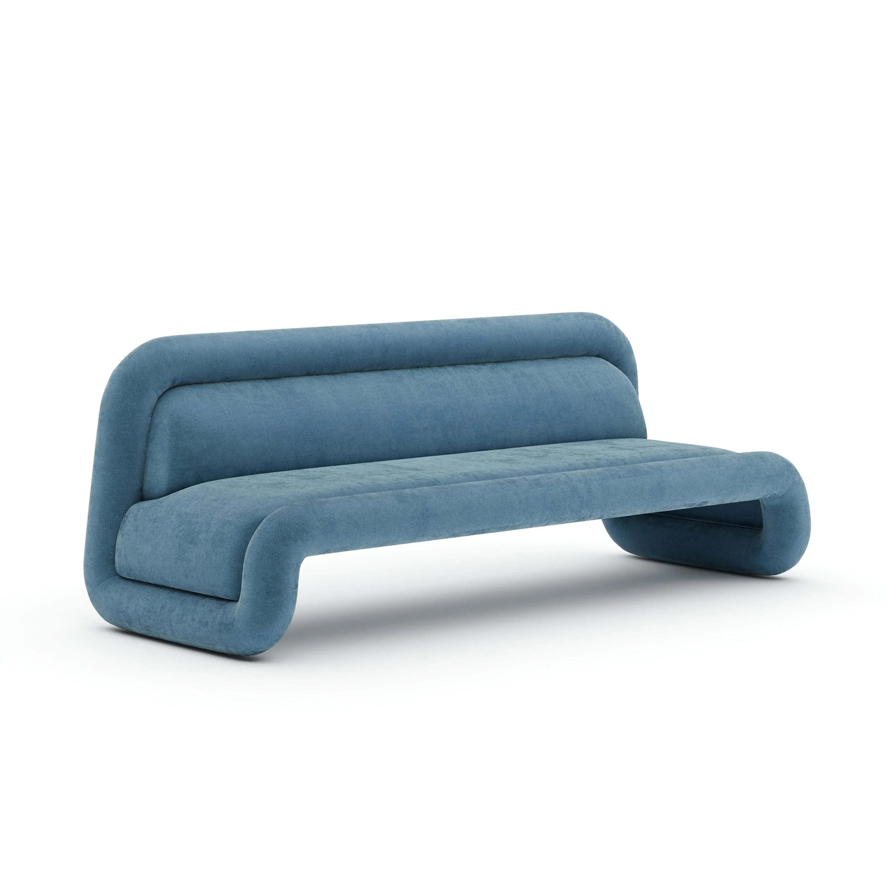 Bellini Bold Sofa - Azure – Sofas & Loveseats by Caracole | Sutter & Vale