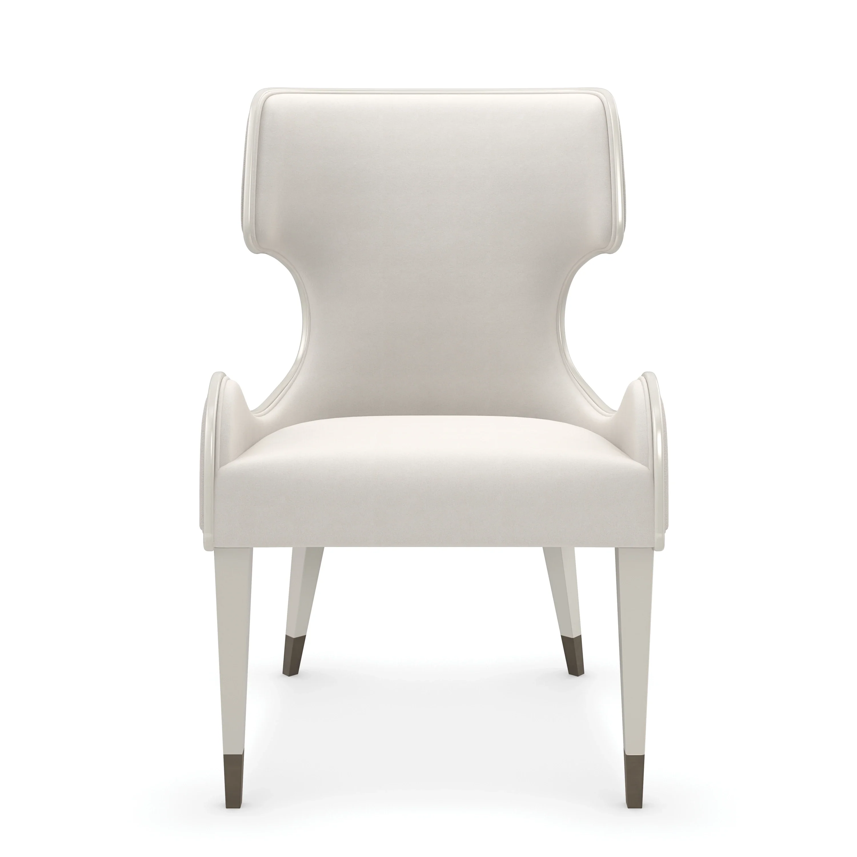 Valentina Uph Arm Chair - Dining Chairs by Caracole