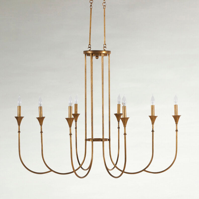 Kathleen Chandelier - Gilded Gold