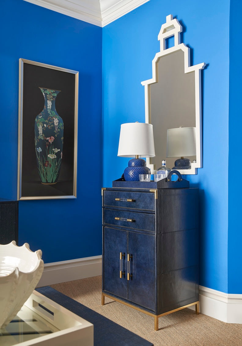 Wrightsville Lamp - Blue in 21.5 / Ceramic/Porcelain - Chelsea House