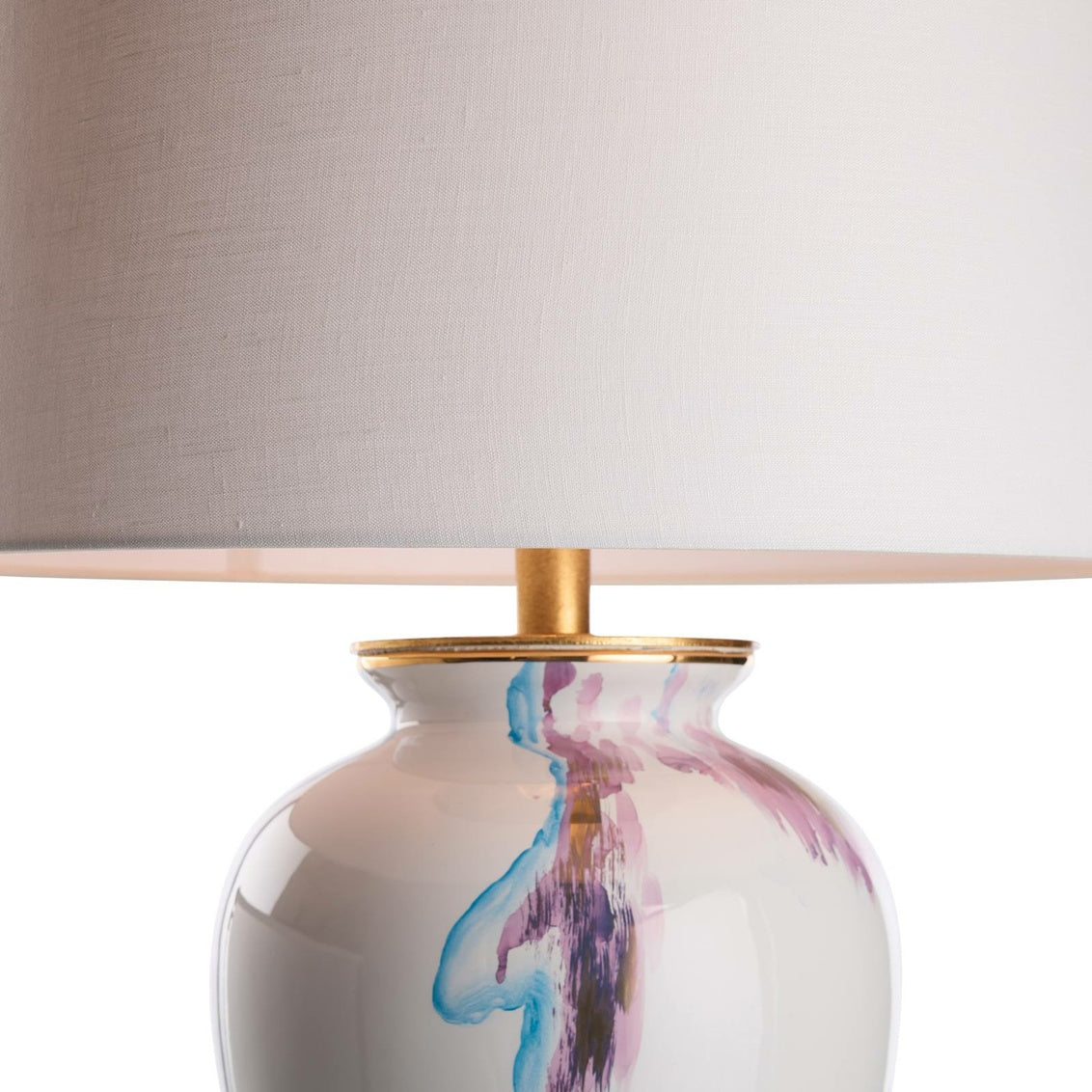 Fire Vase Lamp in 28.5 / Ceramic/Porcelain - Chelsea House
