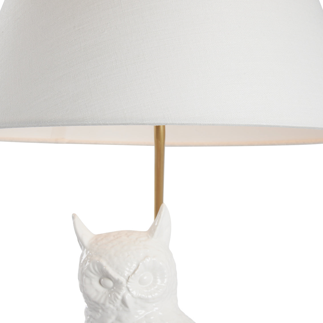 Hoot Lamp - Left in 27.5 / Ceramic/Porcelain - Chelsea House