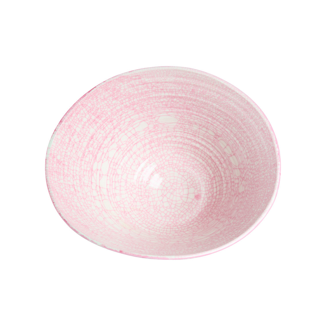 Pink Oval Centerpiece in 8 / Ceramic/Porcelain - Chelsea House