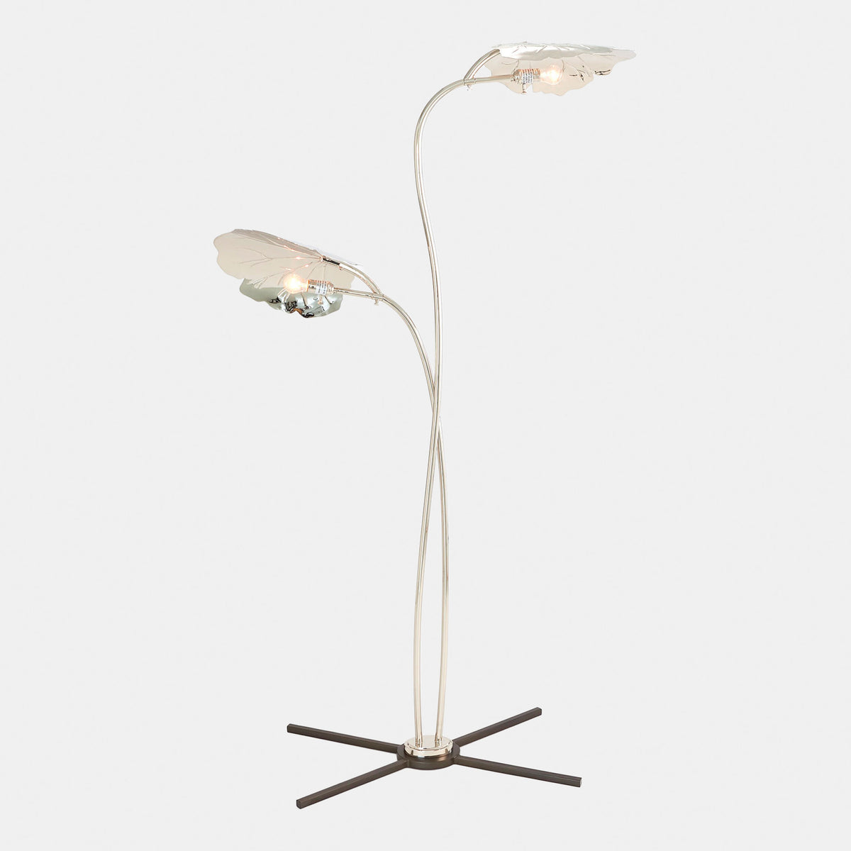 Rimini Floor Lamp-Nickel