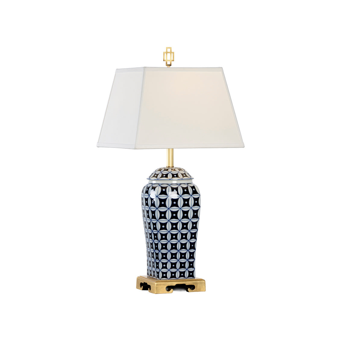 Cain Porcelain Lamp in 29.5 / Ceramic/Porcelain - Chelsea House