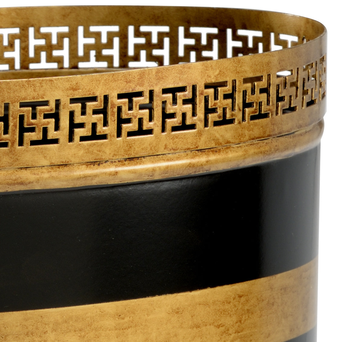 Robbins Wastebasket - Black in 15.5 / Iron - Chelsea House