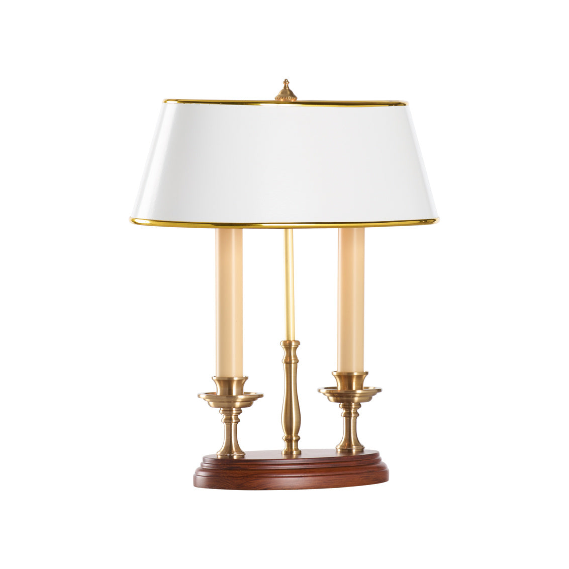Twin Candle Desk Lamp