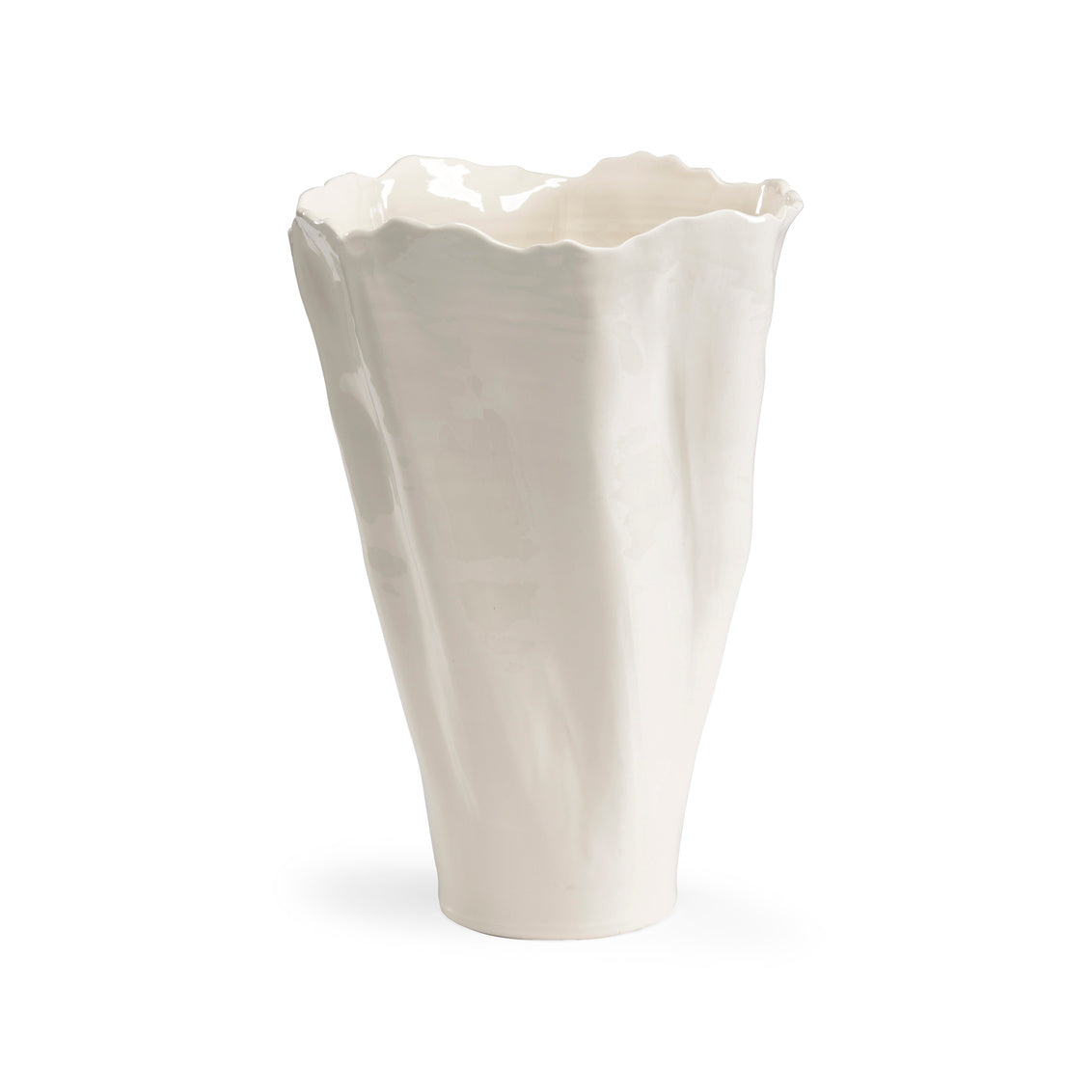 Willow Vase - White in 15 / Porcelain - Chelsea House