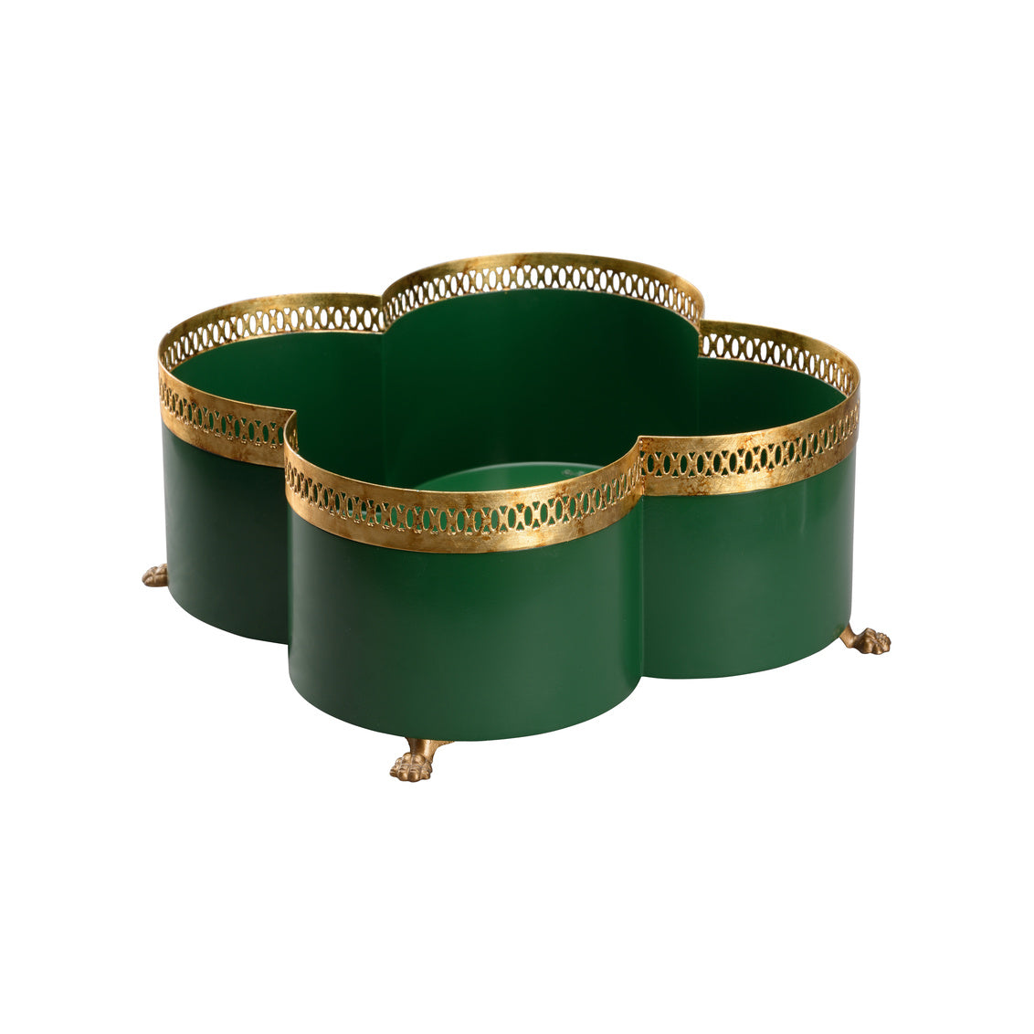 Tracery Cachepot - Green (LG)