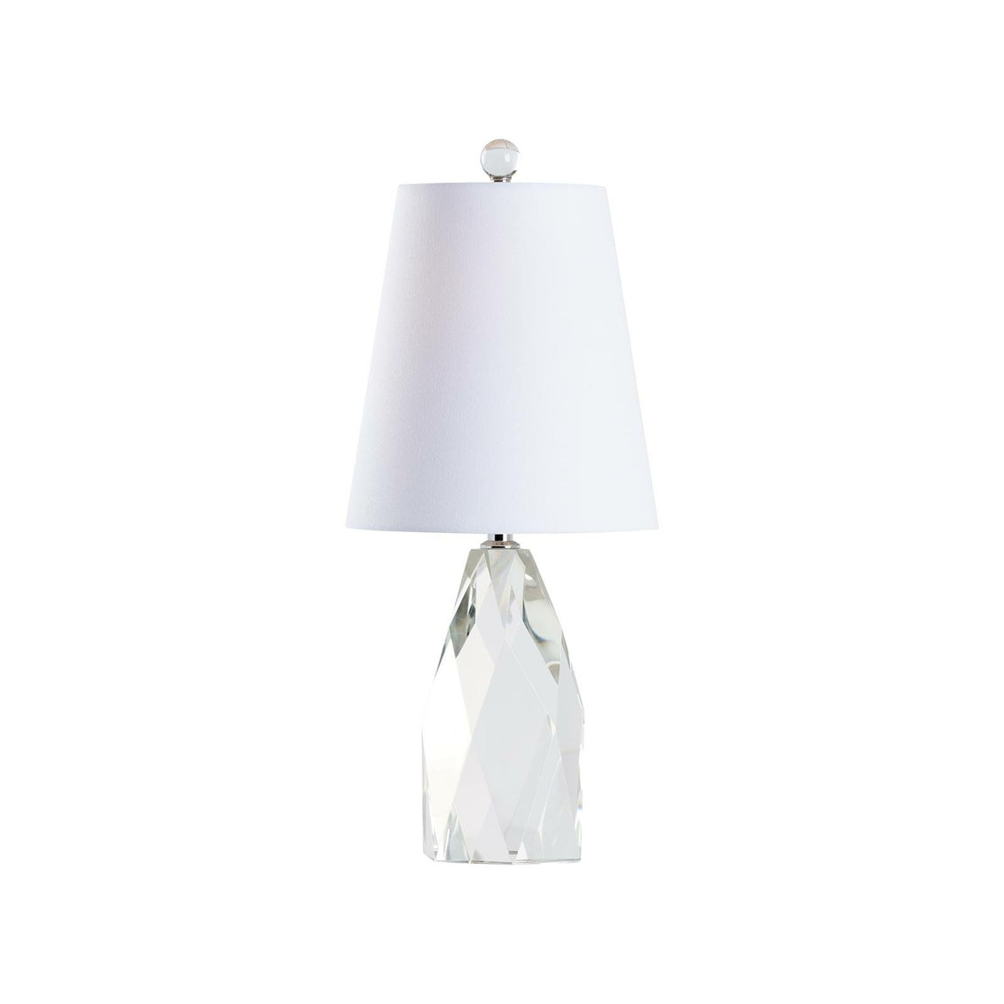 Collette Table Lamp in Clear/Polished Nickel / Crystal - Chelsea House