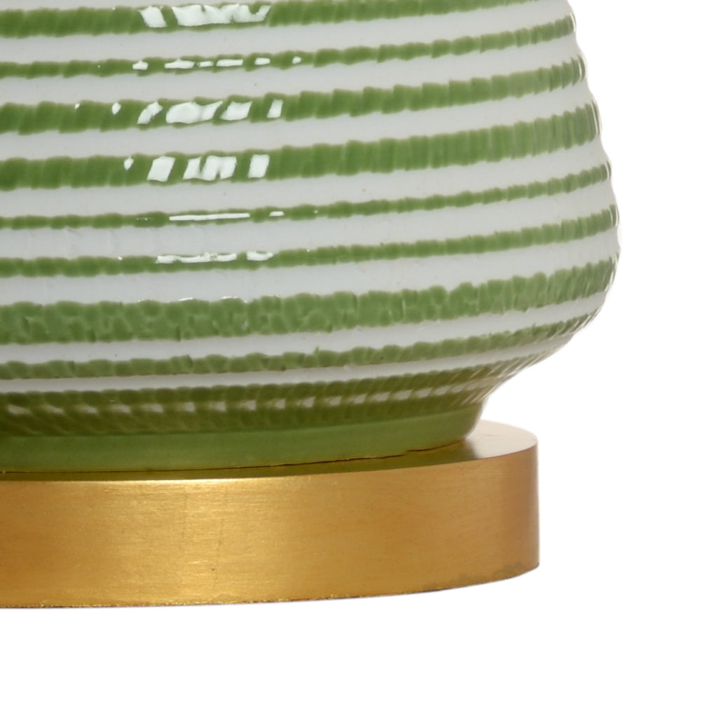 Beehive Lamp - Green in 25.5 / Ceramic/Porcelain - Chelsea House