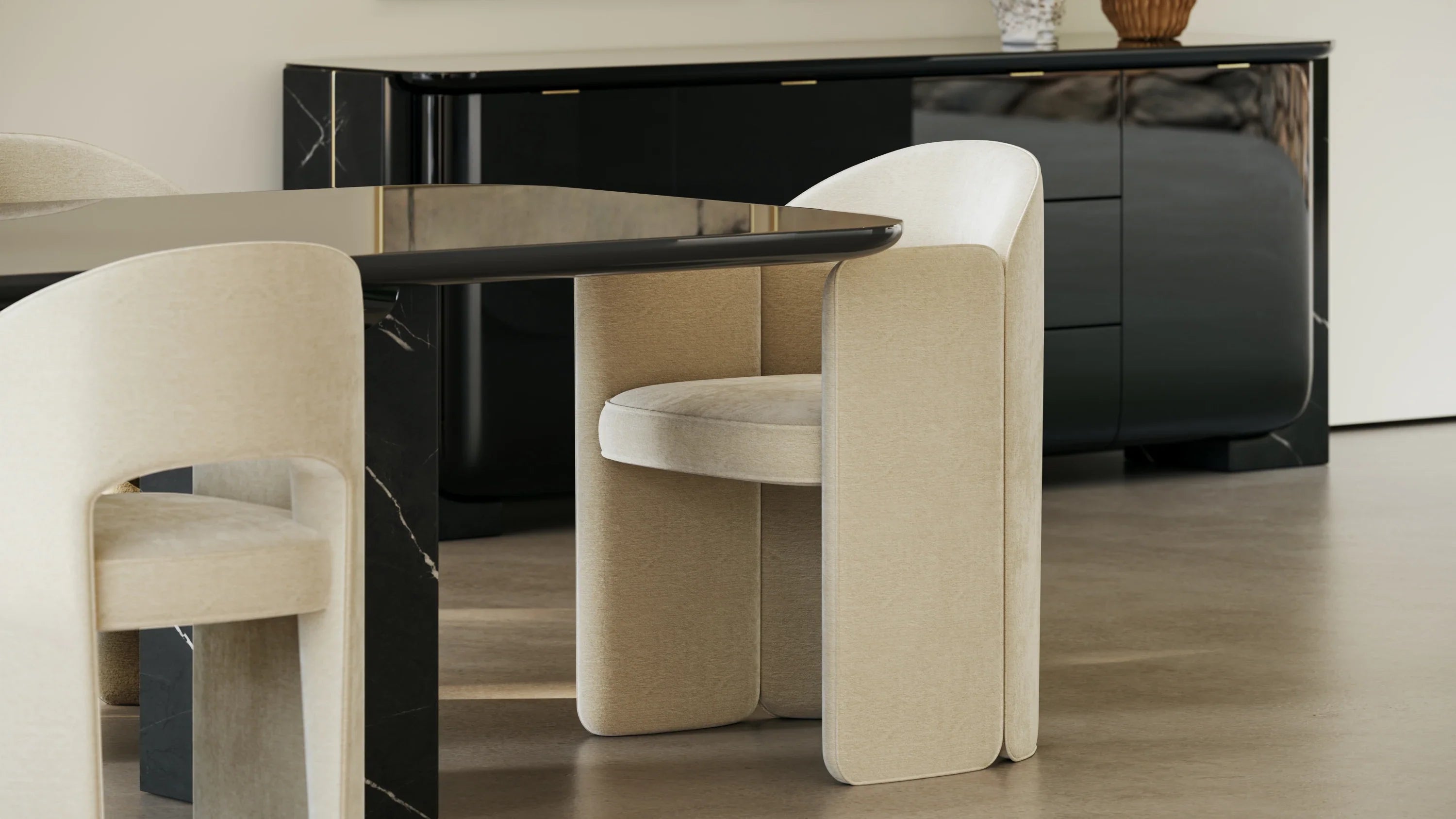 Overlap Rectangle Dining Table Dark – Dining Tables by Caracole | Sutter & Vale