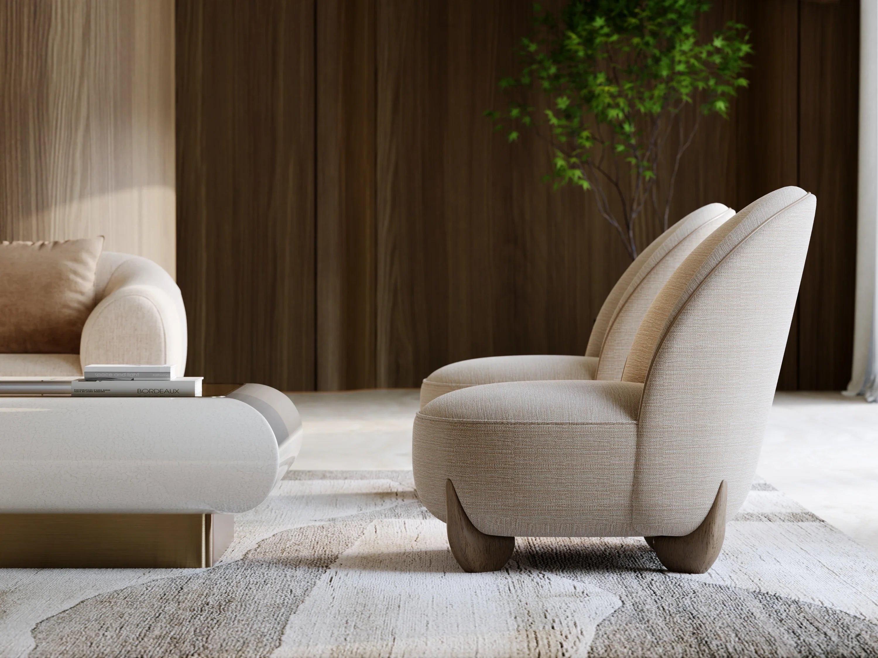 Seta Chair Oatmeal – Accent Chairs by Caracole | Sutter & Vale