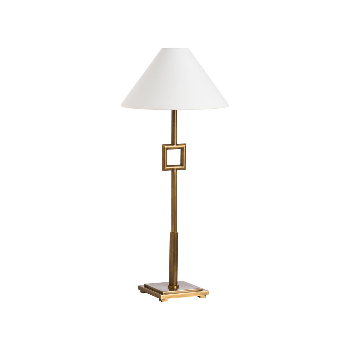 Overhill Table Lamp - Aged Brass in 28 / Metal - Chelsea House