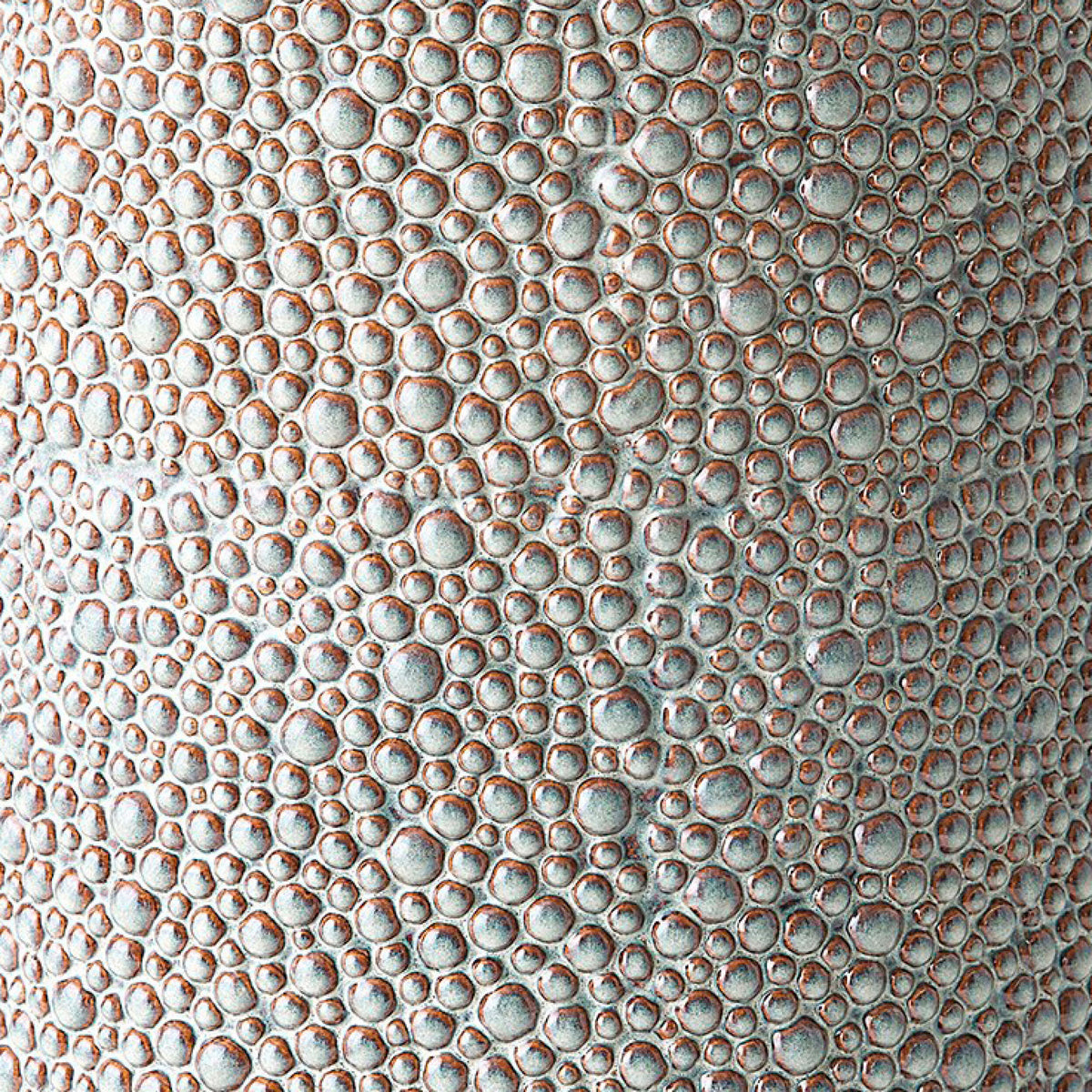 Ferradas Stone Stool-Shiny Gray/White