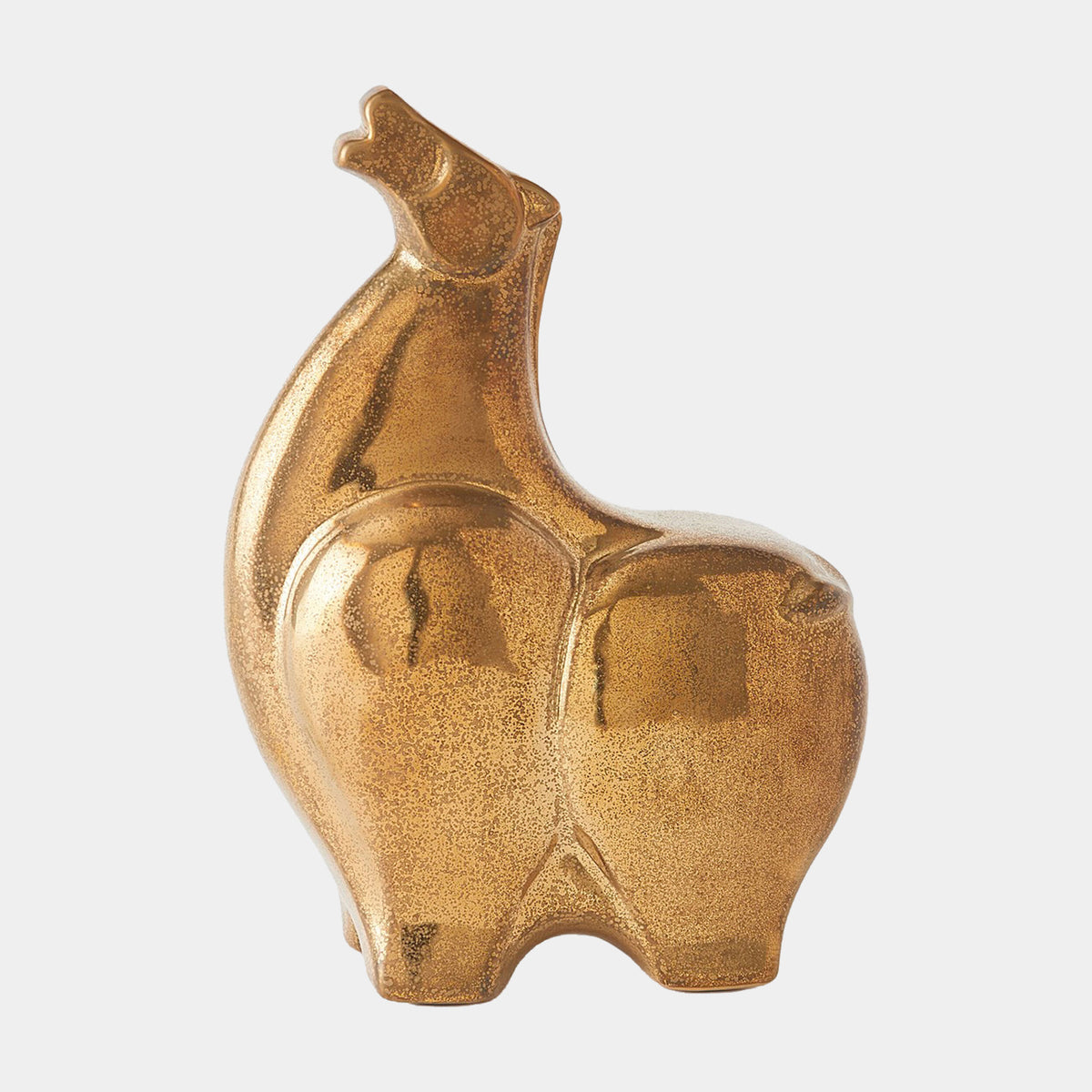 Greek Fat Horse-Head Up-Reactive Gold