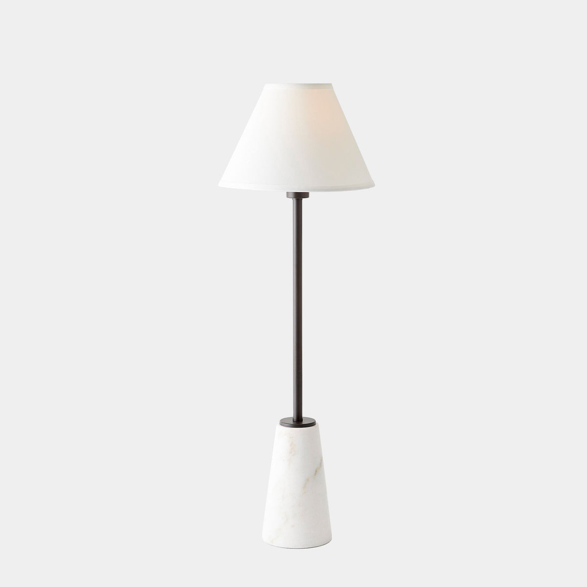 Richmond Buffet Lamp-White/Bronze/White