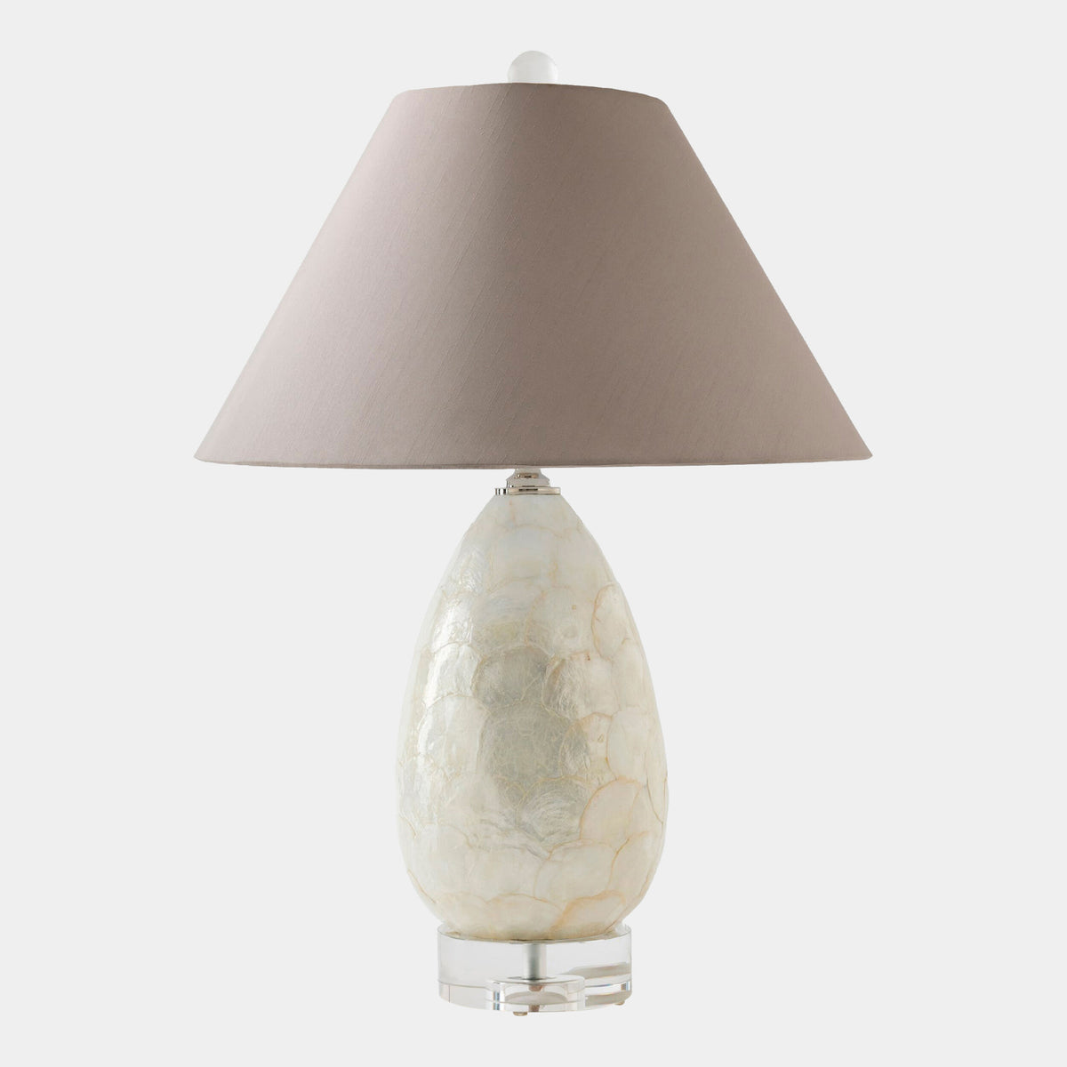 Lydia Abalone Scaled Lamp-Gray