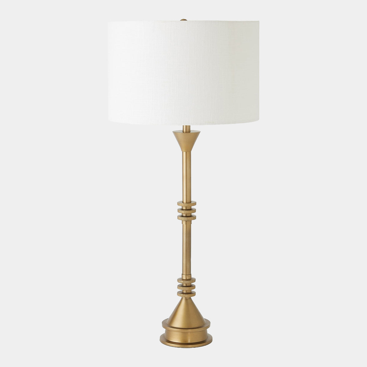 Gear Table Lamp-Antique Brass