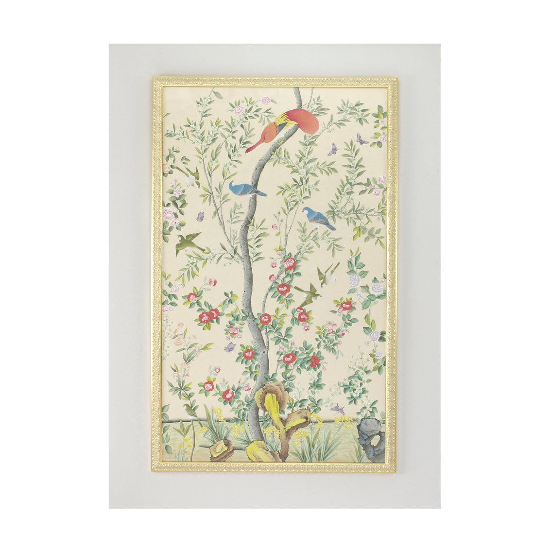 Montreal Panel-Bl Birds in 63 / Wood - Chelsea House