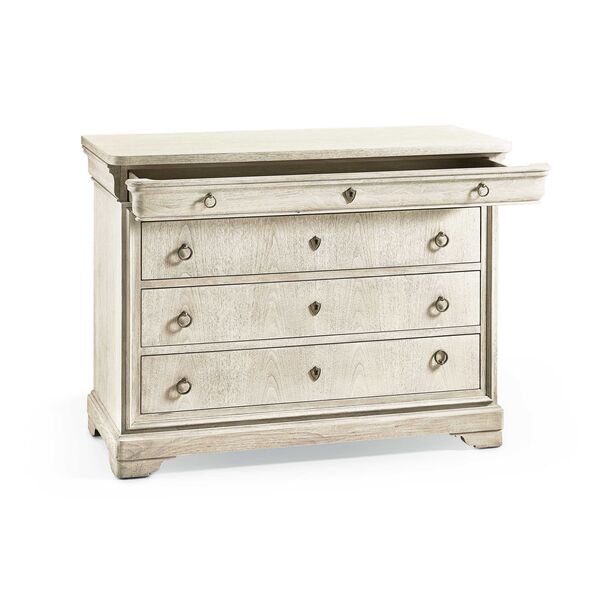 Entropy Louis Phillipe Drawer Chest - Bleached Walnut