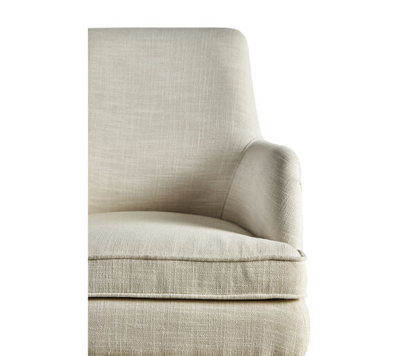 Shoal Linen & Grasscloth Host Chair