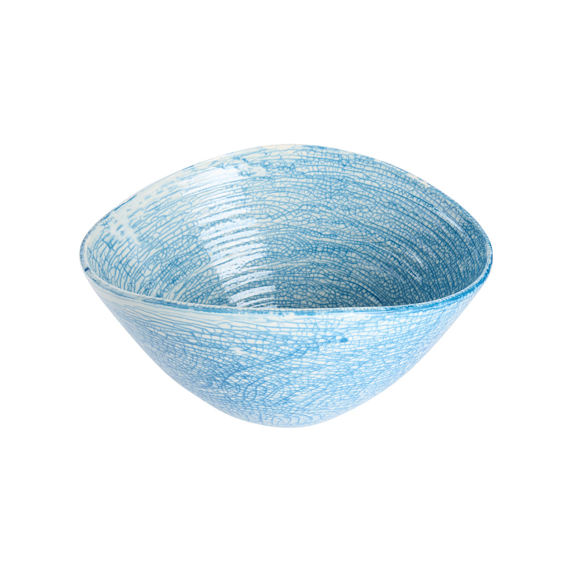 Blue Oval Centerpiece in 10 / Porcelain - Chelsea House