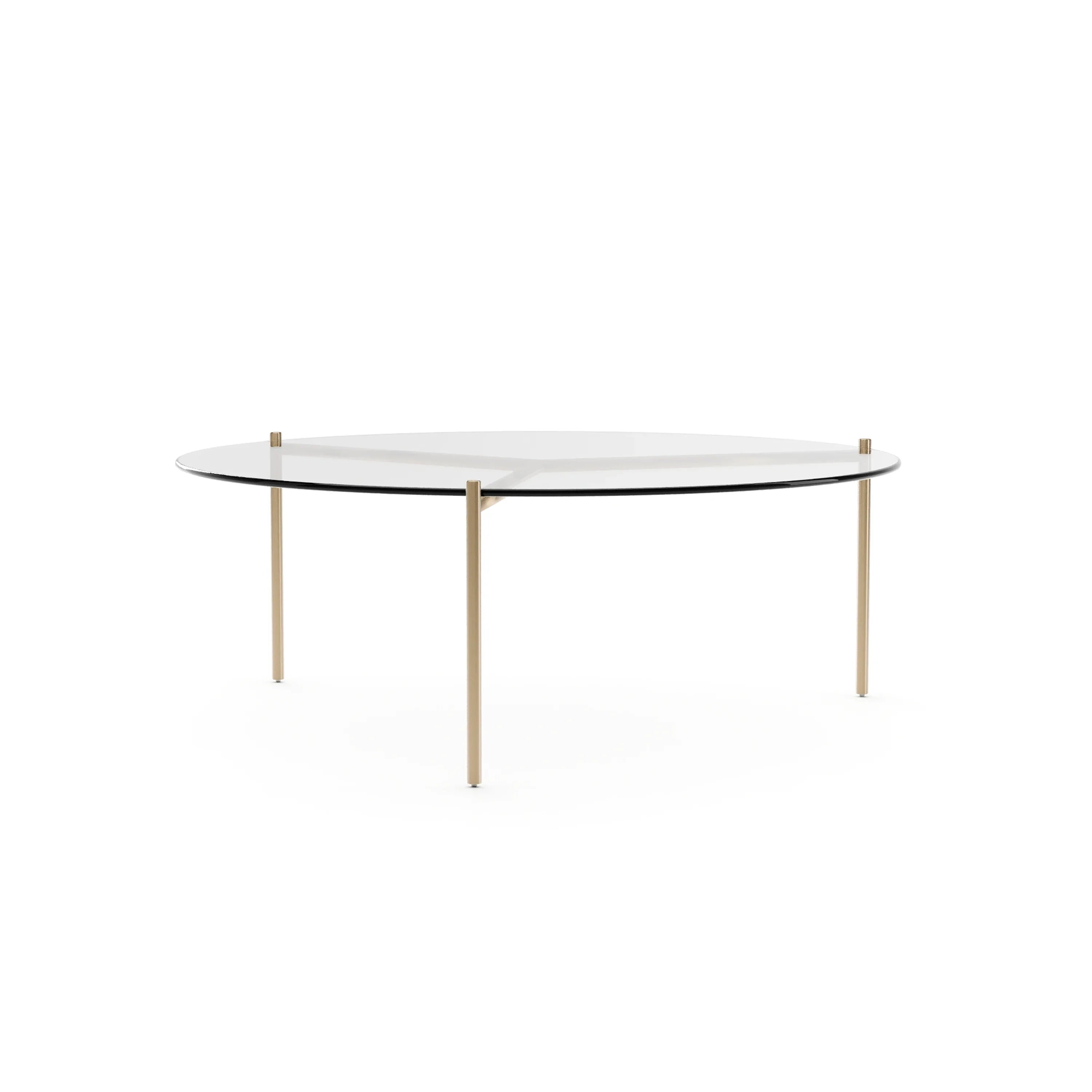 Demli Lg Clear Glass Cktl Tbl – Coffee Tables by Caracole | Sutter & Vale