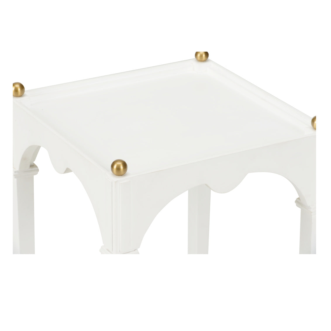 Kent Drinks Table - White in 21 / Wood - Chelsea House