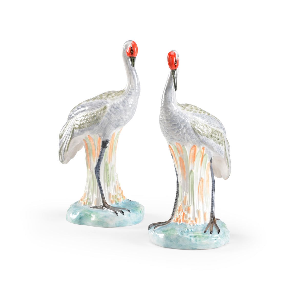 Chelsea Cranes (Pr) in 15 / Ceramic/Porcelain - Chelsea House