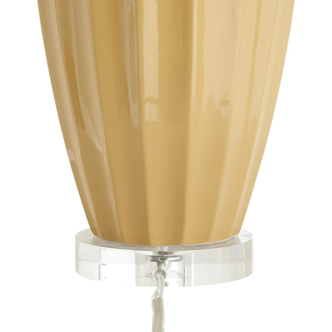 Roberson Lamp - Ocher in Ocher Glaze / Ceramic/Porcelain - Chelsea House