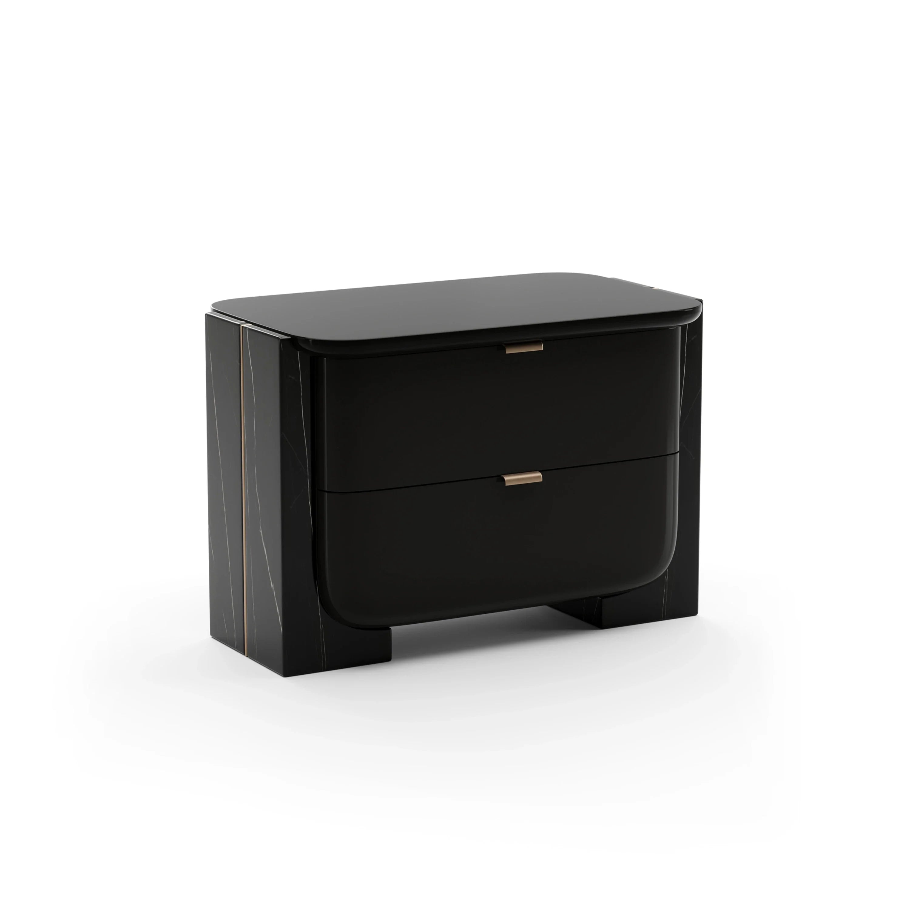 Overlap Large Nightstand Dark – Nightstands by Caracole | Sutter & Vale