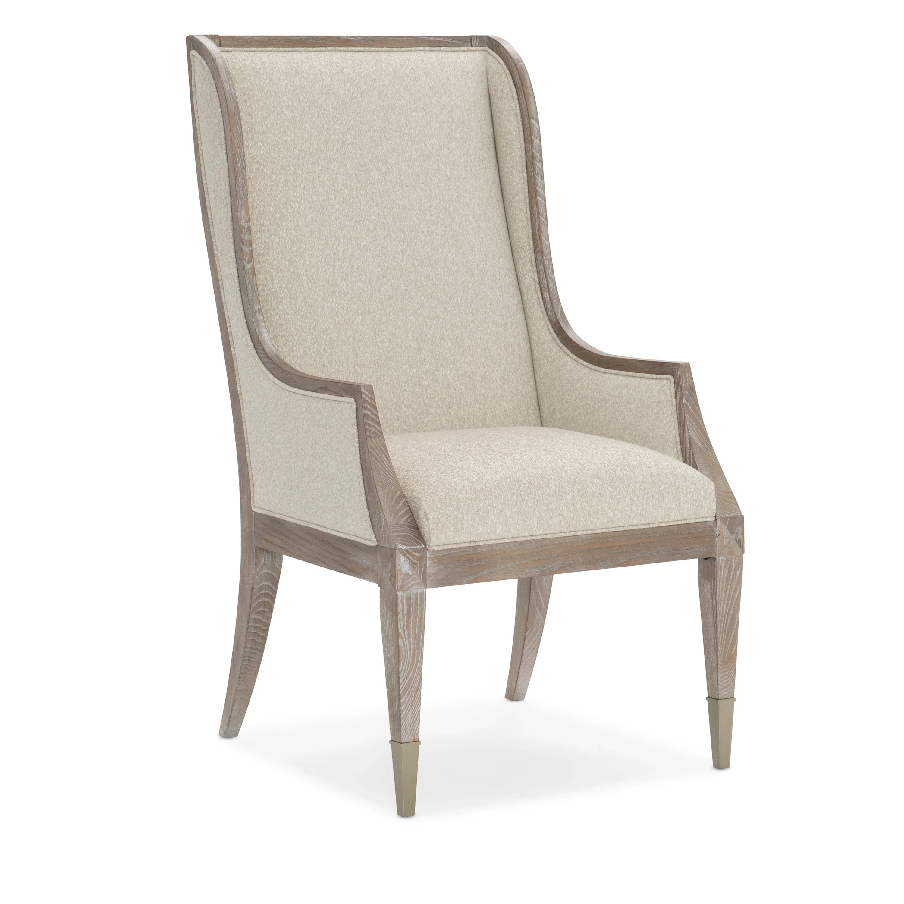Open Arms Arm Chair - Dining Chairs by Caracole