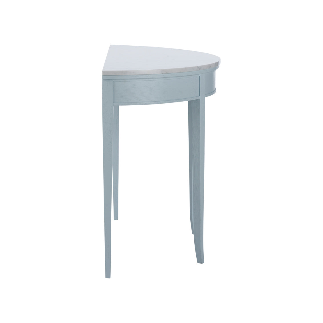 Brussels Demilune-Pale Blue in Pale Blue/Natural White / Wood - Chelsea House