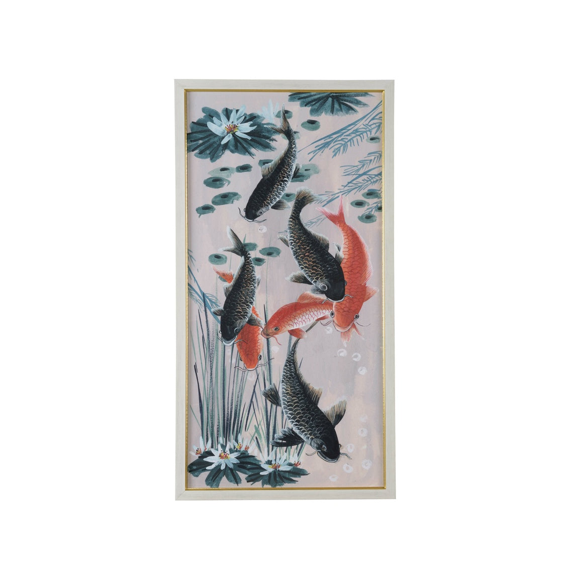 Traditional Koi Pond II in 63h x 33w x 1.25d / Giclee - Chelsea House