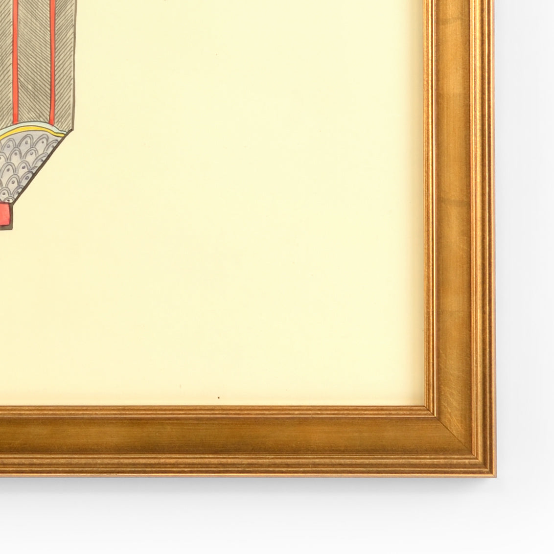 Chinoiserie Basket II in 55.5h x 37w x 1d / Canvas - Chelsea House