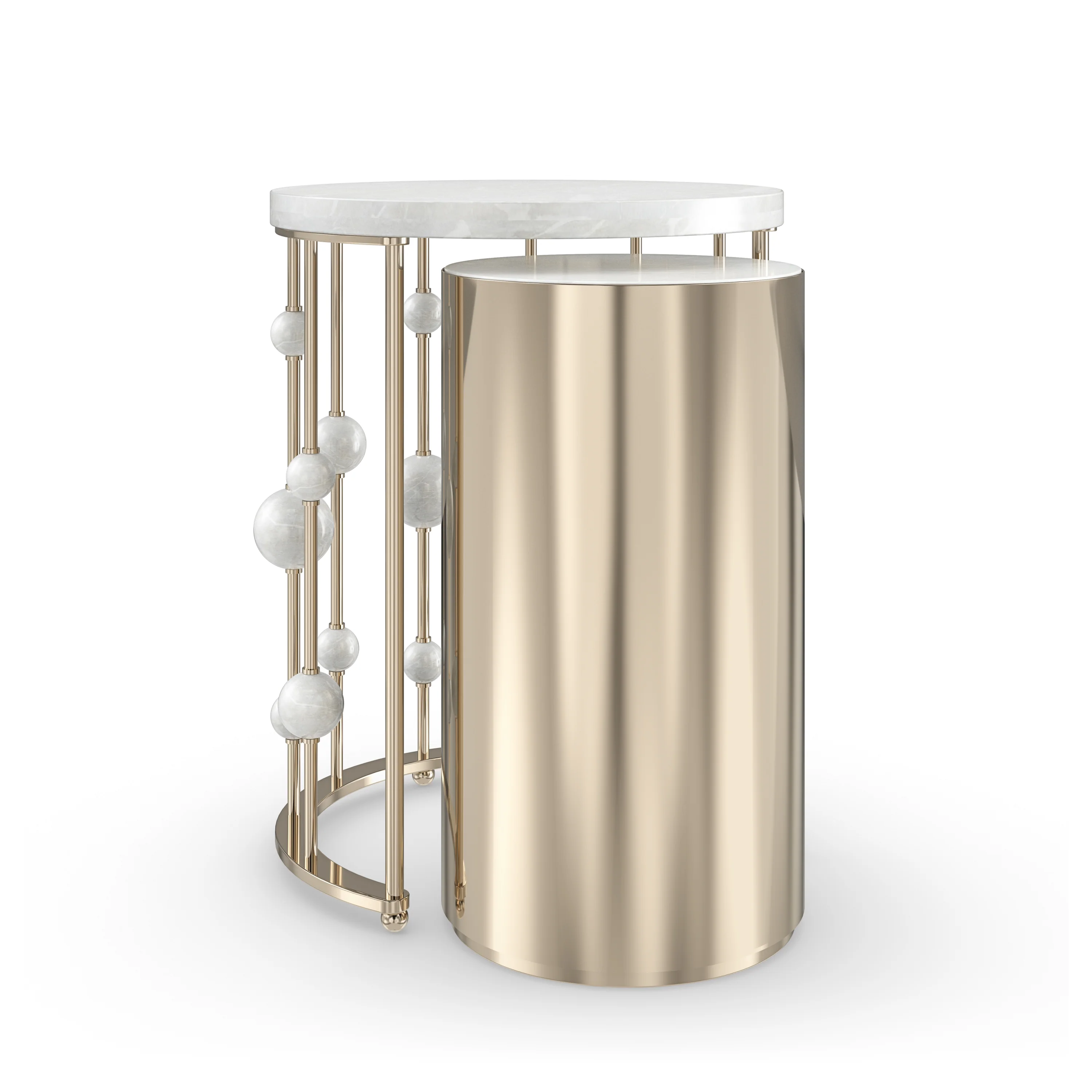 Orbit Nesting Accent Table – Side & End Tables by Caracole | Sutter & Vale