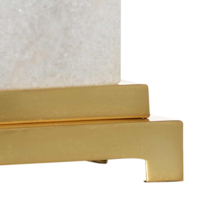 White Kennedy Marble Lamp in 27.5 / Marble - Chelsea House