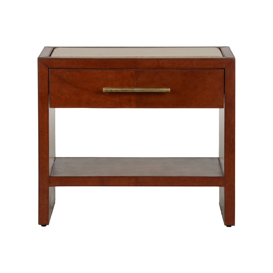 Santino Nightstand in 25.5 / Leather - Chelsea House
