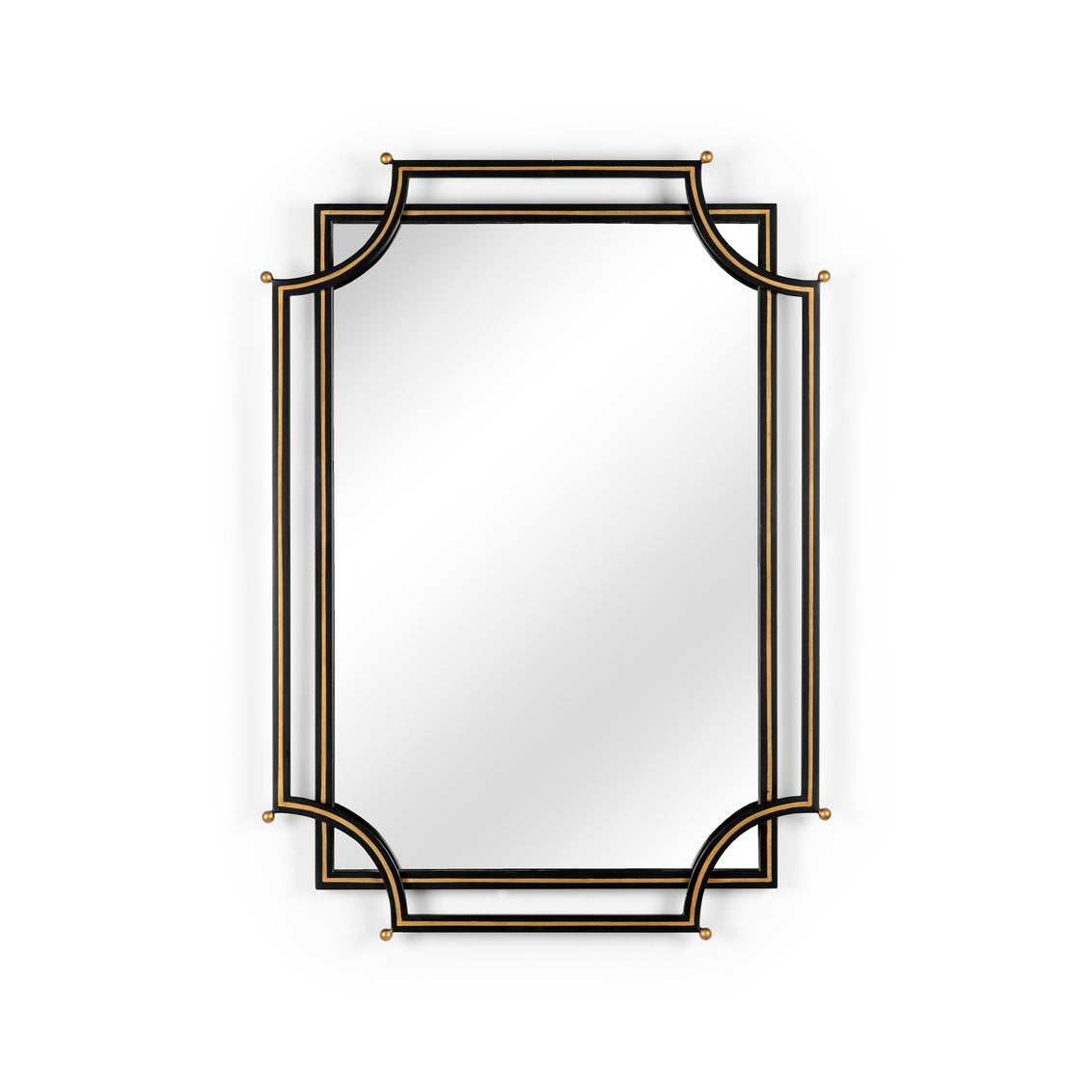 London Church Mirror - Black