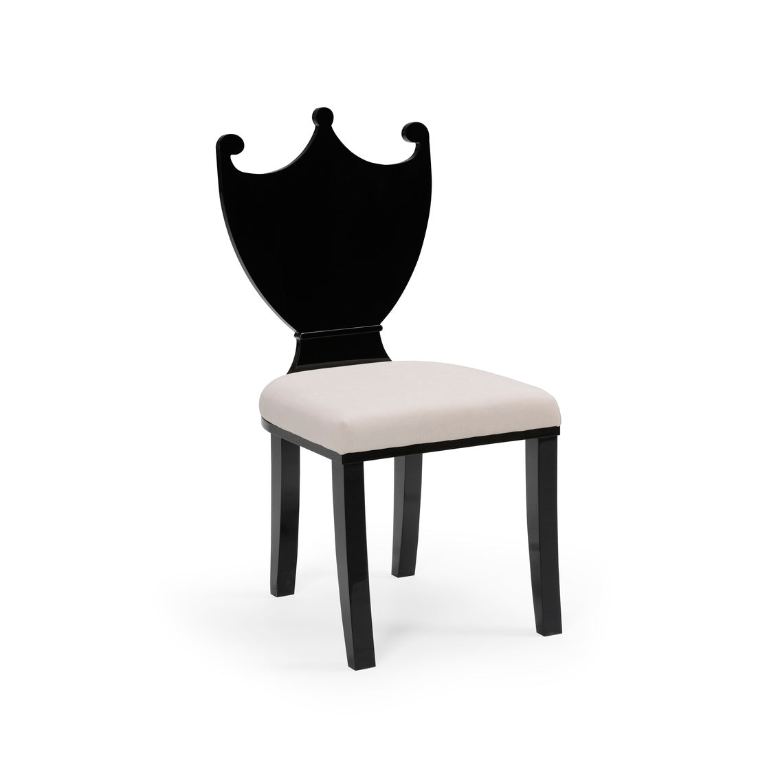 Regency Hall Chair - Black in 37.5 / Acrylic - Chelsea House