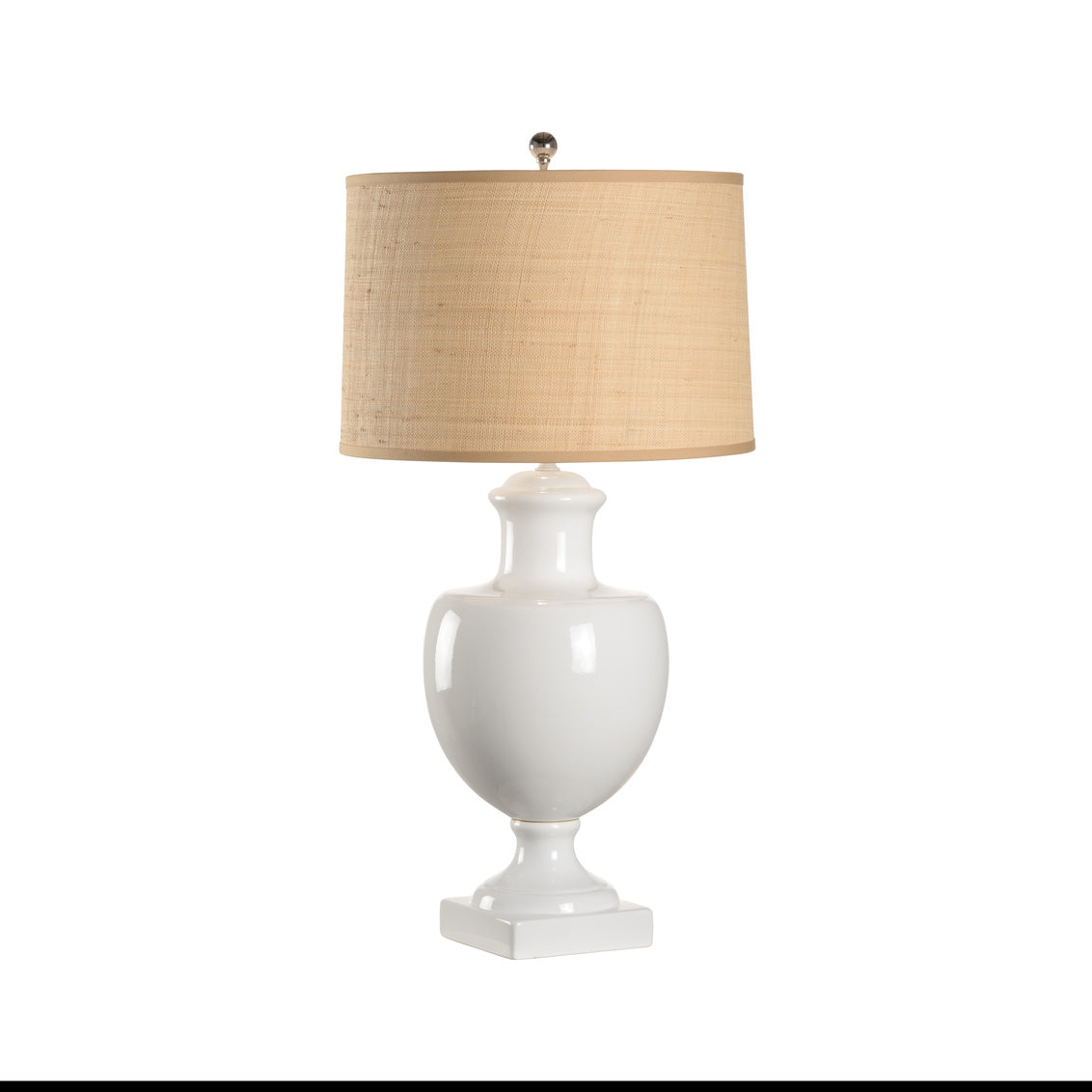 Greenwich Lamp - White in 34 / Ceramic/Porcelain - Chelsea House