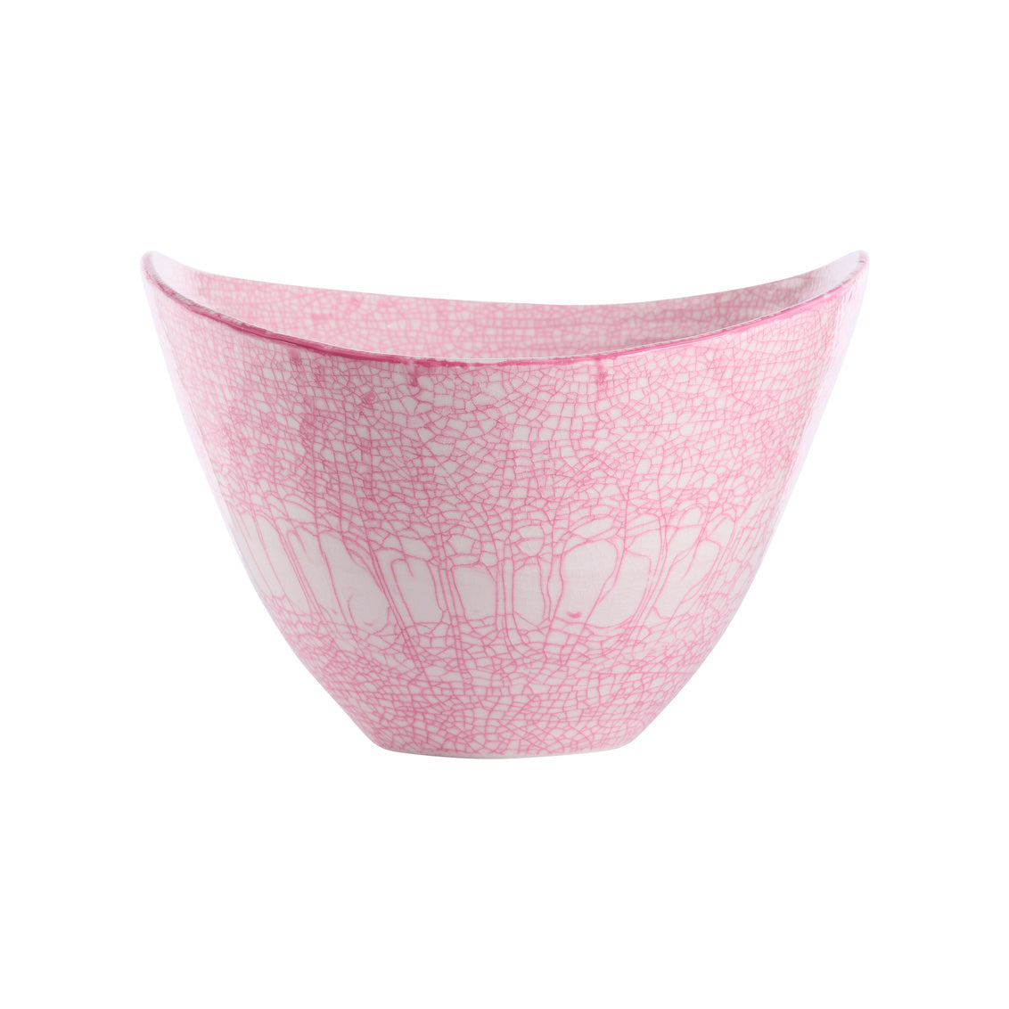 Pink Oval Centerpiece in 8 / Ceramic/Porcelain - Chelsea House
