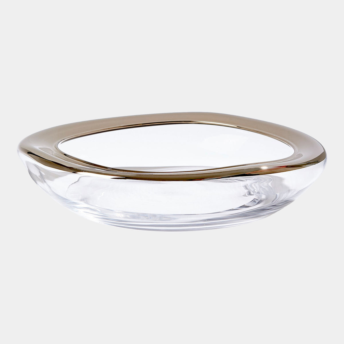 Harper Organic Formed Bowl-Platinum Rim