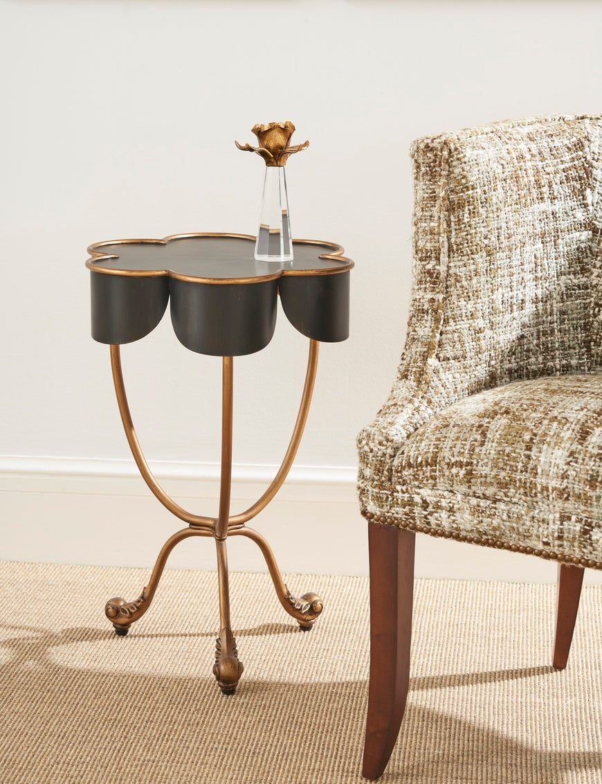 Small Rose On Stand - Gold in 9 / Porcelain - Chelsea House