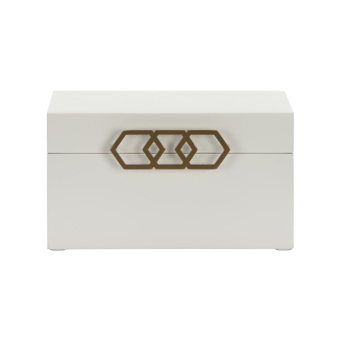 Tiffany Box- White (Sm) in 5.5 / Wood - Chelsea House