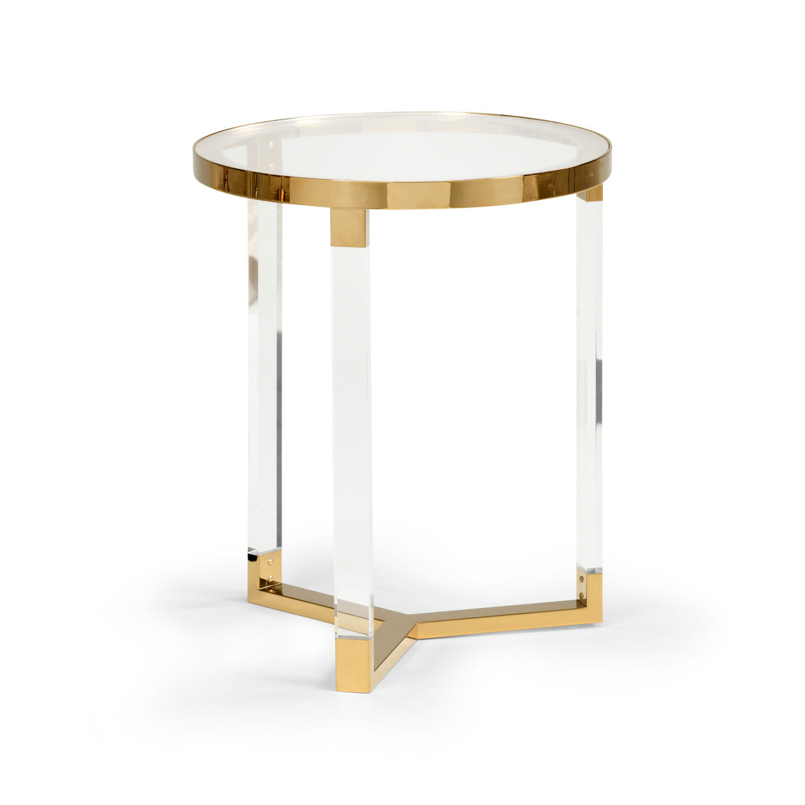 Moravian Side Table (Lg) in 22.5 / Acrylic - Chelsea House