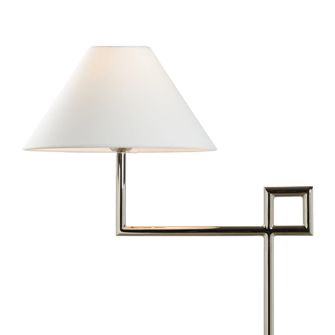 St. Dunstan Floor Lamp - Polished Nickel in 55.5 / Metal - Chelsea House